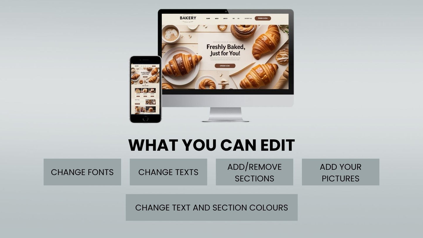 Food and Beverage Website Template