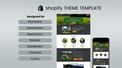 Services and Bookings Website Template