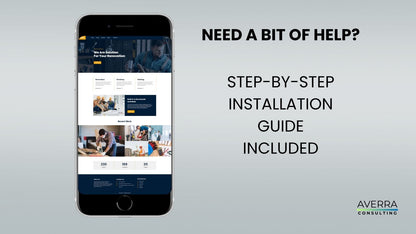 Services and Bookings Website Template