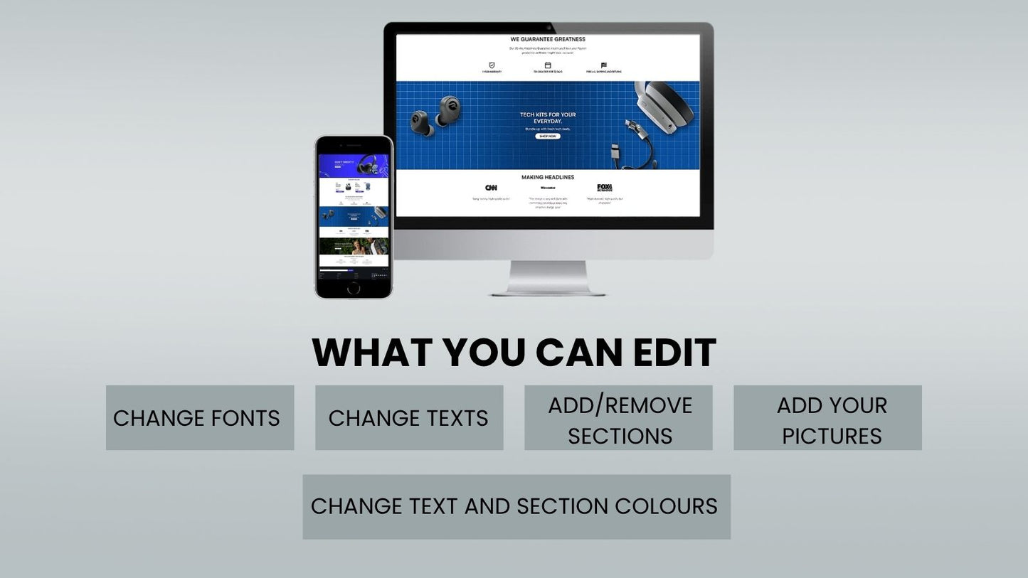 Electronics and Tech Template
