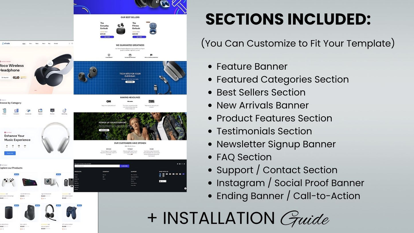 Electronics and Tech Template